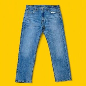 Levi’s 505 Straight Leg Jeans W34 L29 Classic Blue Denim